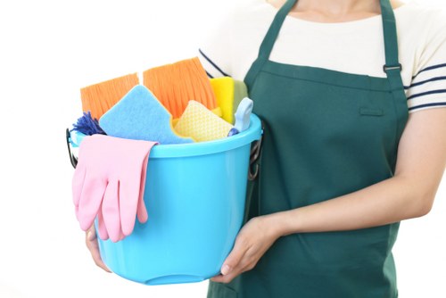 Catford carpet cleaners sorting recyclable materials for sustainability