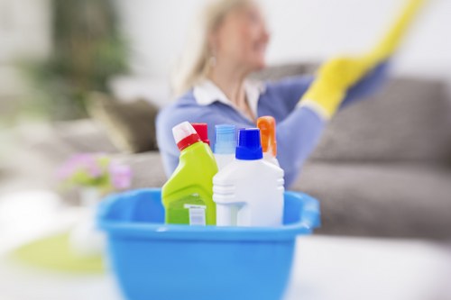 Local office cleaning tasks such as desks, kitchens, and communal spaces