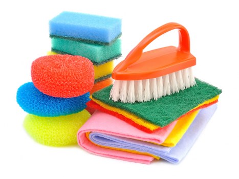Professional cleaning of a communal lobby in Catford